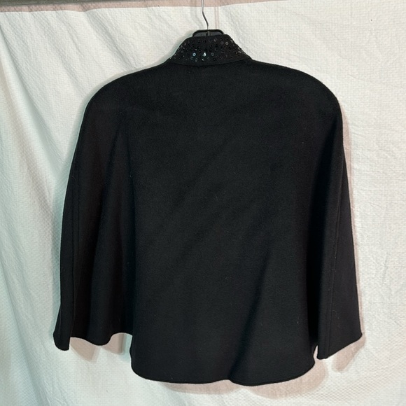 Prabal Gurung for target black sequined lace bow cape nwt perfect - Picture 9 of 10